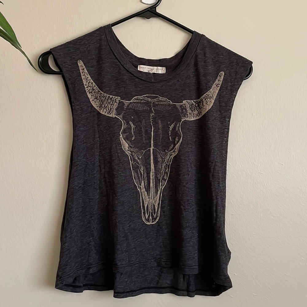 FREE in bundle Steer skull muscle tank